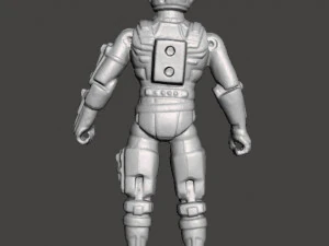 CAPTAIN POWER MAJOR HAWK MASTERSON 1986 TOY 4 INCH FIGURE 3D Print Model