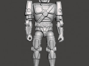 CAPTAIN POWER TANK ELLIS 1986 TOY 4 INCH FIGURE SOLDIER 3D 打印模型
