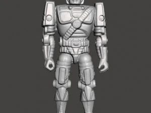 CAPTAIN POWER TANK ELLIS 1986 TOY 4 INCH FIGURE SOLDIER 3D Print Model