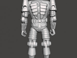 CAPTAIN POWER TANK ELLIS 1986 TOY 4 INCH FIGURE SOLDIER 3D 打印模型