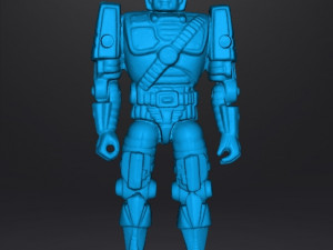 CAPTAIN POWER TANK ELLIS 1986 TOY 4 INCH FIGURE SOLDIER 3D 打印模型