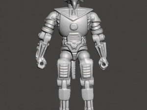 CAPTAIN POWER SOARON 1986 TOY 4 INCH FIGURE BIO DREAD Modello di stampa 3D
