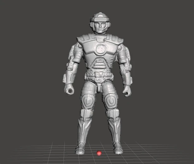 CAPTAIN POWER JONATHAN POWER 1986 TOY 4 INCH FIGURE HERO TOY 3D Print Model .c4d .max .obj .3ds .fbx .stl .blend 
