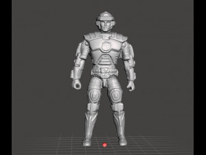 CAPTAIN POWER JONATHAN POWER 1986 TOY 4 INCH FIGURE HERO TOY Modello di stampa 3D
