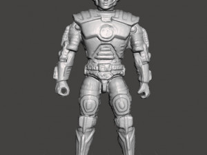 CAPTAIN POWER JONATHAN POWER 1986 TOY 4 INCH FIGURE HERO TOY 3D 프린트 모델