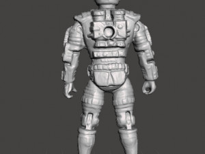 CAPTAIN POWER JONATHAN POWER 1986 TOY 4 INCH FIGURE HERO TOY 3D 프린트 모델