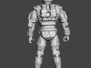 CAPTAIN POWER JONATHAN POWER 1986 TOY 4 INCH FIGURE HERO TOY 3D Print Model
