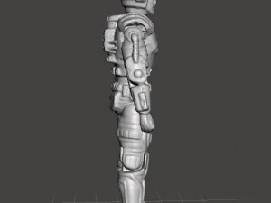CAPTAIN POWER JONATHAN POWER 1986 TOY 4 INCH FIGURE HERO TOY 3D Print Model