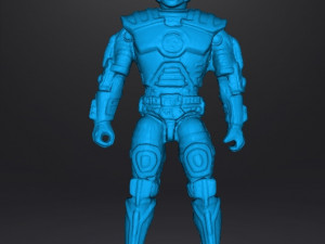 CAPTAIN POWER JONATHAN POWER 1986 TOY 4 INCH FIGURE HERO TOY 3D 프린트 모델