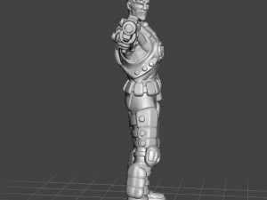 CYBERPUNK GANG MEMBER MINIATURE MODEL FOR SCIFI GAMES 3D Принт Модель