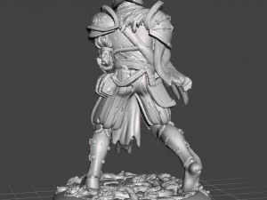 SPANISH UNDEAD CONQUISTADOR MINIATURE MODEL FOR GAMES DND RPG 3D-Druckmodell