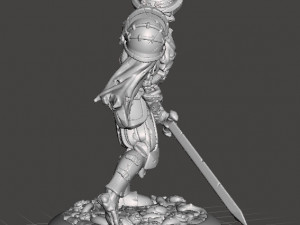 SPANISH UNDEAD CONQUISTADOR MINIATURE MODEL FOR GAMES DND RPG 3D-Druckmodell