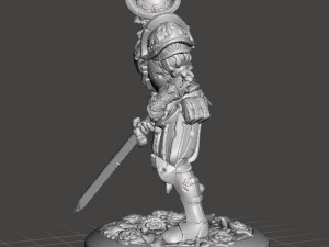 SPANISH UNDEAD CONQUISTADOR MINIATURE MODEL FOR GAMES DND RPG 3D-Druckmodell