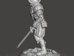 SPANISH UNDEAD CONQUISTADOR MINIATURE MODEL FOR GAMES DND RPG 3D Print Model
