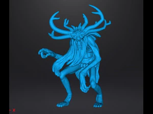 MODELO EM MINIATURA DE ABOMINA&Ccedil;&Atilde;O DO MONSTRO ESP&Iacute;RITO DA FLORESTA PARA JOGOS DE FANTASIA DND RPG Modelo de Impressão 3D