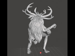WOODLAND SPIRIT MONSTER ABOMINATION MINIATURE MODEL FOR FANTASY GAMES DND RPG 3D 프린트 모델