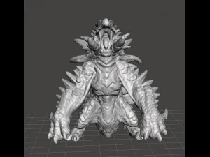 AKANTOR PVC PLASTIC FIGURE TOY MODEL DRAGON MONSTER FANTASY GAMES 3D Print Model