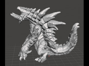 AKANTOR PVC PLASTIC FIGURE TOY MODEL DRAGON MONSTER FANTASY GAMES 3D Baskı Modeli