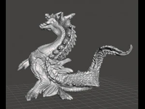 LAGIACRUS PVC FIGURA DE PL&Aacute;STICO BRINQUEDO MODELO DRAG&Atilde;O MONSTRO FANTASIA JOGOS Modelo de Impressão 3D