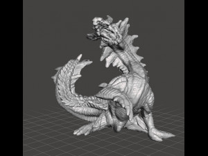 LAGIACRUS PVC PLASTIC FIGURE TOY MODEL DRAGON MONSTER FANTASY GAMES 3D-printmodel