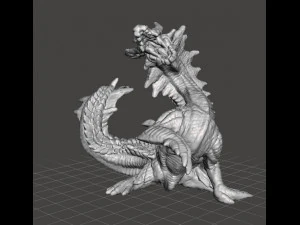 LAGIACRUS PVC FIGURA DE PL&Aacute;STICO BRINQUEDO MODELO DRAG&Atilde;O MONSTRO FANTASIA JOGOS Modelo de Impressão 3D