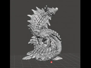 LAGIACRUS PVC FIGURA DE PL&Aacute;STICO BRINQUEDO MODELO DRAG&Atilde;O MONSTRO FANTASIA JOGOS Modelo de Impressão 3D