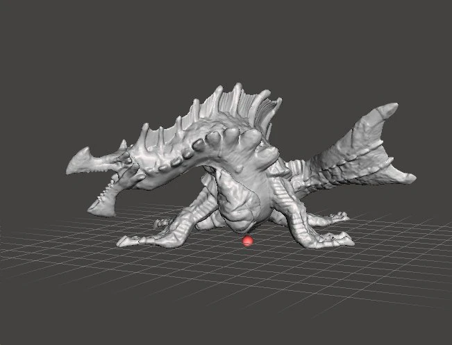 AGNAKTOR PVC PLASTIC FIGURE TOY MODEL DRAGON MONSTER FANTASY GAMES 3D Print Model .c4d .max .obj .3ds .fbx .stl .blend