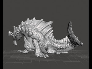 AGNAKTOR PVC PLASTIC FIGURE TOY MODEL DRAGON MONSTER FANTASY GAMES 3D प्रिंट मॉडल