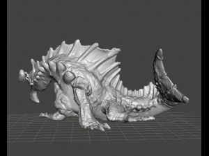 AGNAKTOR PVC PLASTIC FIGURE TOY MODEL DRAGON MONSTER FANTASY GAMES 3D Print Model