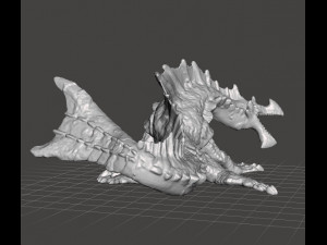 AGNAKTOR PVC PLASTIC FIGURE TOY MODEL DRAGON MONSTER FANTASY GAMES 3D प्रिंट मॉडल