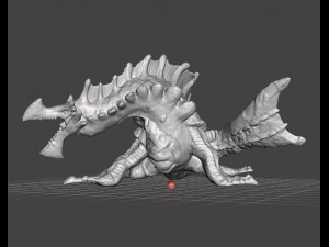 AGNAKTOR PVC PLASTIC FIGURE TOY MODEL DRAGON MONSTER FANTASY GAMES 3D प्रिंट मॉडल