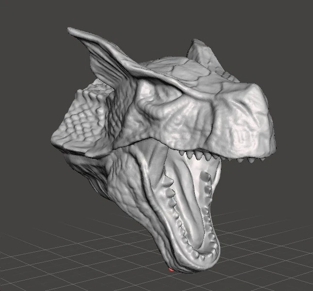 MH TIGREX HEAD PVC PLASTIC FIGURE TOY MODEL DRAGON MONSTER 3D Print Model .c4d .max .obj .3ds .fbx .stl .blend 