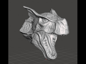 MH TIGREX HEAD PVC PLASTIC FIGURE TOY MODEL DRAGON MONSTER 3D Print Model