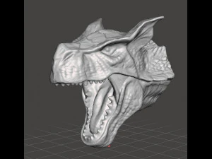 MH TIGREX HEAD PVC PLASTIC FIGURE TOY MODEL DRAGON MONSTER 3D Print Model