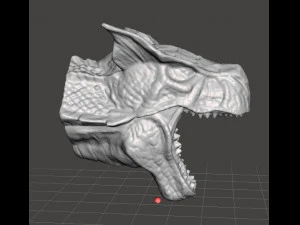 MH TIGREX HEAD PVC PLASTIC FIGURE TOY MODEL DRAGON MONSTER 3D Print Model