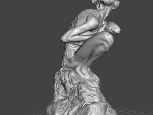 EST&Aacute;TUA DE RESINA GOLLUM SMEAGOL DUAS TORRES 2002 MODELO DE FIGURA INSPIRADA Modelo de Impressão 3D