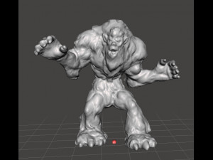SASQUATCH 2006 PVC FIGURE MINIATURE MONSTER PLASTIC TOY 3D Print Model
