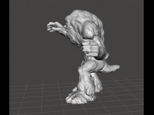 SASQUATCH 2006 PVC FIGURE MINIATURE MONSTER PLASTIC TOY 3D-Druckmodell