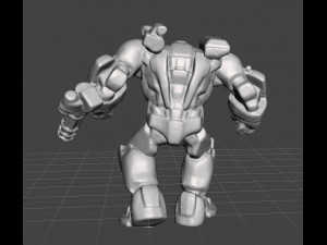 IRON MAN HEAVY DUTY ARMOR HULKBUSTER MINIATURE MODEL FOR SCIFI GAMES RPG DND 3D-Druckmodell