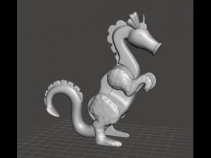 PINK DRAGON 1974 PVC PLASTIC FIGURE TOY MONSTER 3Dプリントモデル