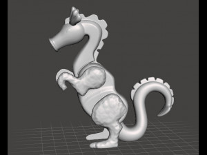 PINK DRAGON 1974 PVC PLASTIC FIGURE TOY MONSTER 3D Print Model