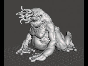 CTHULHU SPAWN MOON BEAST MONSTER МІНІАТЮРНА ФІГУРКА ДЛЯ ФЕНТЕЗІЙНИХ ІГОР DND RPG 3D Принт Модель