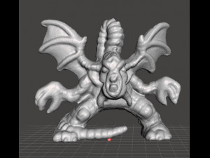 JABBERWOCK PVC FIGURE MINIATURE MONSTER PLASTIC TOY 90s 3Dプリントモデル