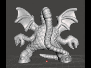 JABBERWOCK PVC FIGURE MINIATURE MONSTER PLASTIC TOY 90s Modelo de impresión 3D