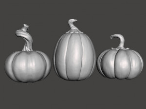 HALLOWEEN MAD PUMPKINS PACK FIGURE MODELS ORNAMENT DECORATION Modelo de Impressão 3D