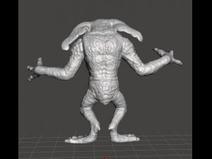 GREMLINS 2 LENNY VINTAGE FIGURE MODEL PVC MONSTER 90s Model do druku 3D
