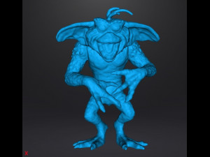 GREMLINS 2 DAFFY VINTAGE FIGURE MODEL MONSTER 90s 3D Baskı Modeli