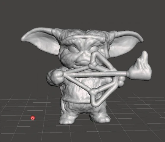GREMLINS GIZMO RAMBO VINTAGE FIGURE MODEL MONSTER TOY 90s 3D Print Model .c4d .max .obj .3ds .fbx .stl .blend 
