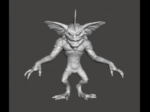 GREMLINS 2 MOHAWK STRIPE VINTAGE FIGUR МОДЕЛЬ МОНСТРА ІГРАШКА 90-х 3D Принт Модель