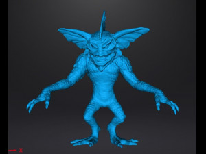 GREMLINS 2 MOHAWK STRIPE VINTAGE FIGURE MODEL MONSTER TOY 90s Model do druku 3D